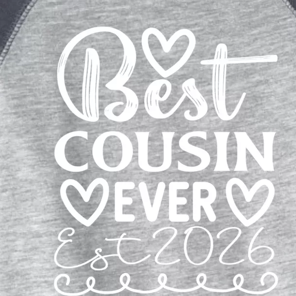 Funny Cousin Crew Matching Fam Best Cousin Since 2026 Family Gift Toddler Fine Jersey T-Shirt