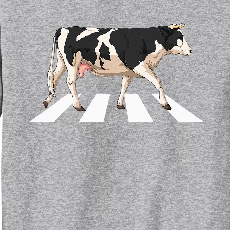 Funny Crosswalk Cows Farming Farm Cow Sweatshirt