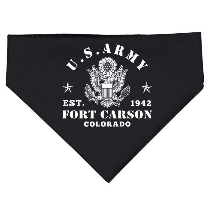 Fort Carson Colorado USA-Made Doggie Bandana