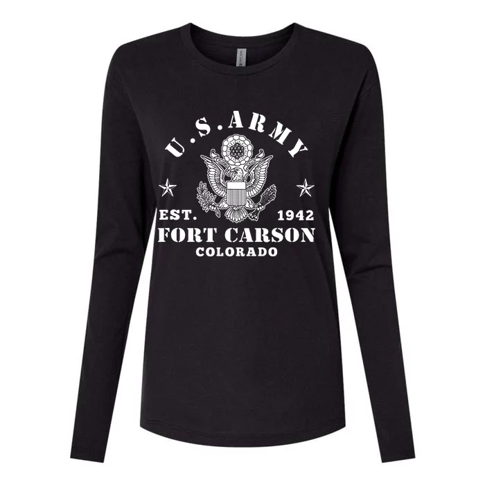 Fort Carson Colorado Womens Cotton Relaxed Long Sleeve T-Shirt