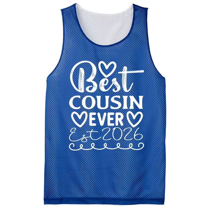 Funny Cousin Crew Matching Fam Best Cousin Since 2026 Family Great Gift Mesh Reversible Basketball Jersey Tank