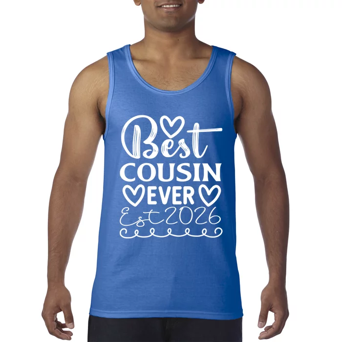 Funny Cousin Crew Matching Fam Best Cousin Since 2026 Family Great Gift Tank Top