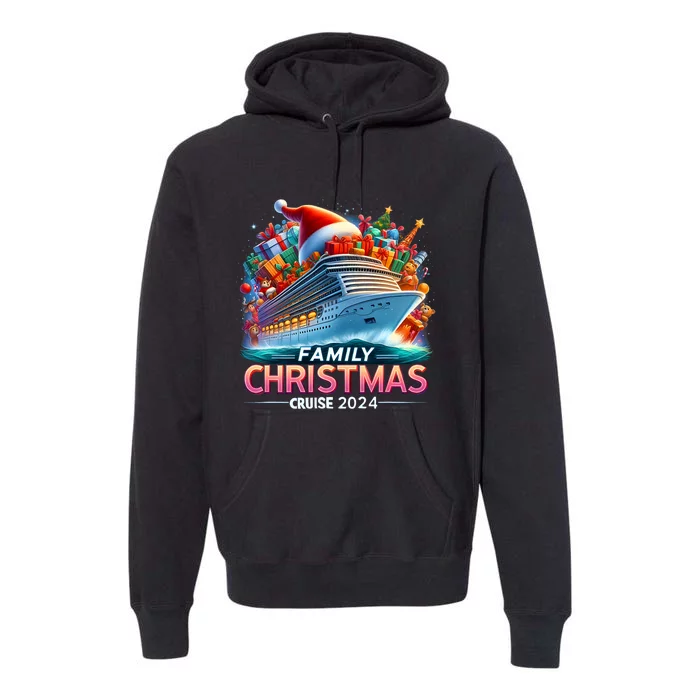 Family Christmas Cruise 2024 Family Matching Merry Christmas Premium Hoodie