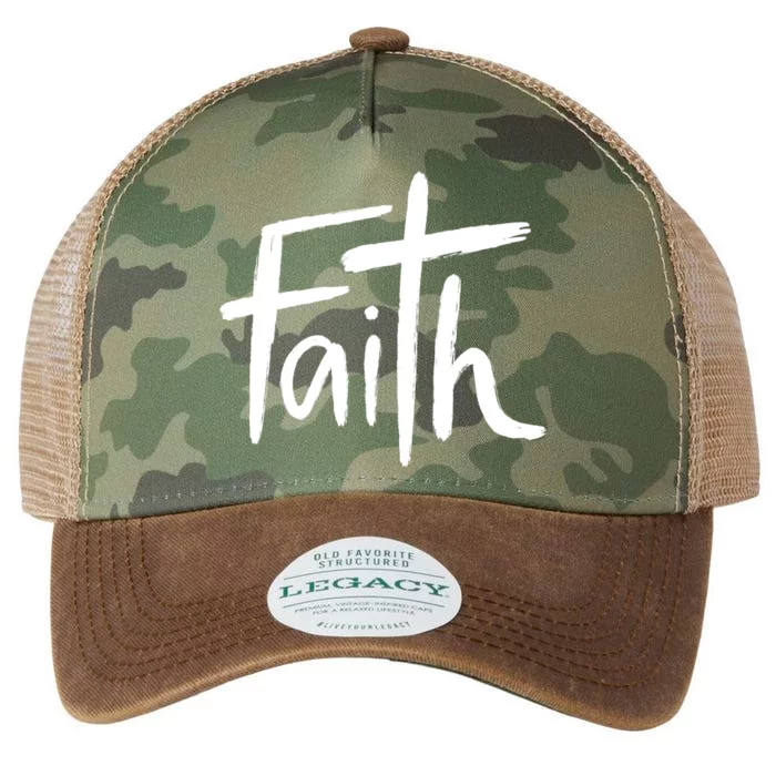 Faith Cross Christianity Legacy Tie Dye Trucker Hat