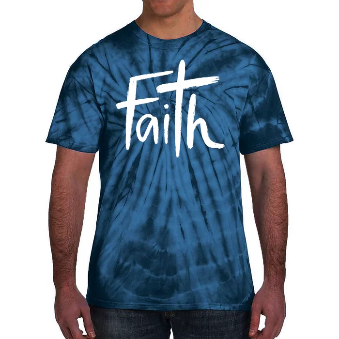 Faith Cross Christianity Tie-Dye T-Shirt