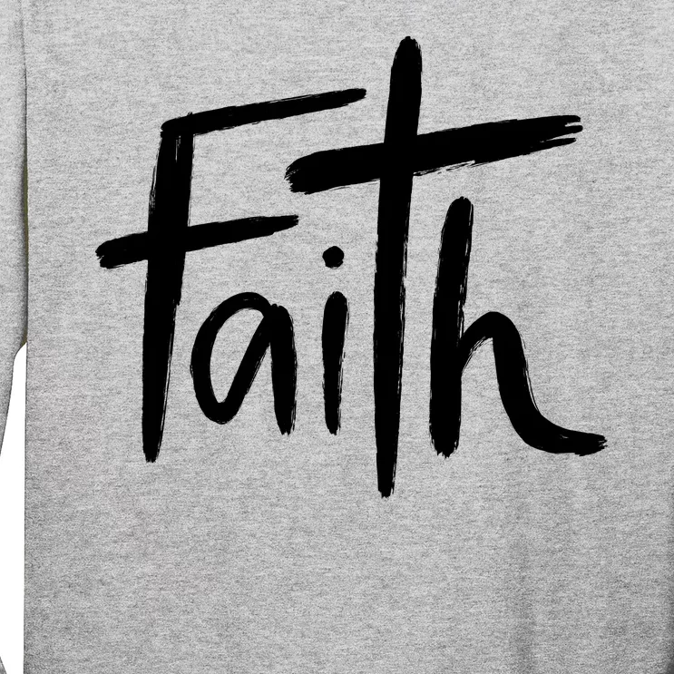 Faith Cross Christianity Long Sleeve Shirt