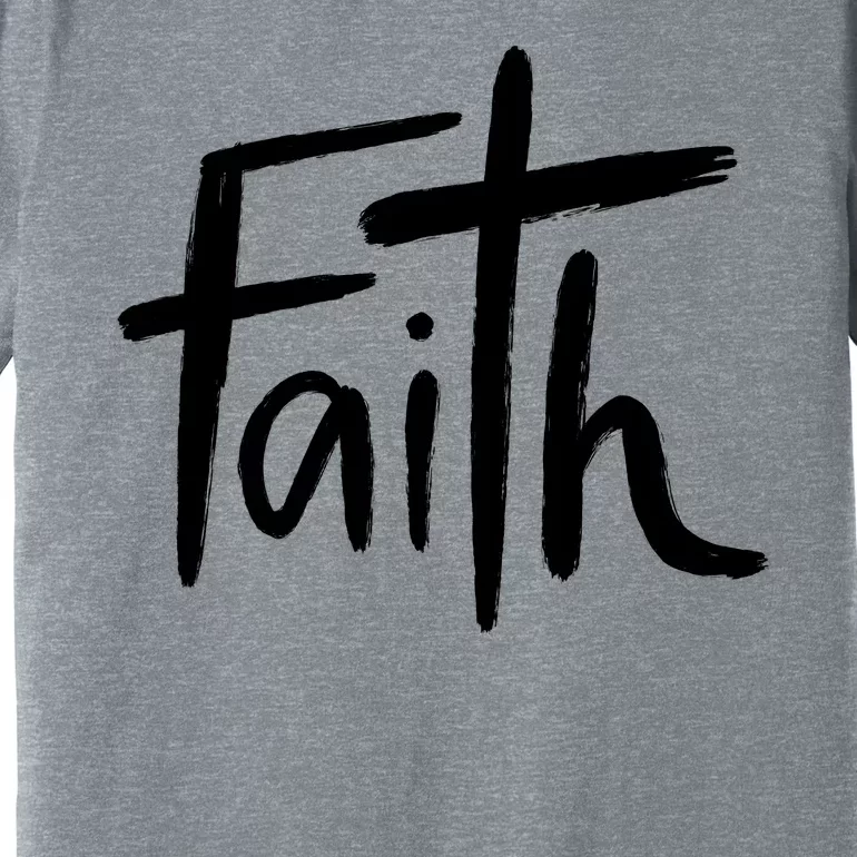 Faith Cross Christianity Premium T-Shirt