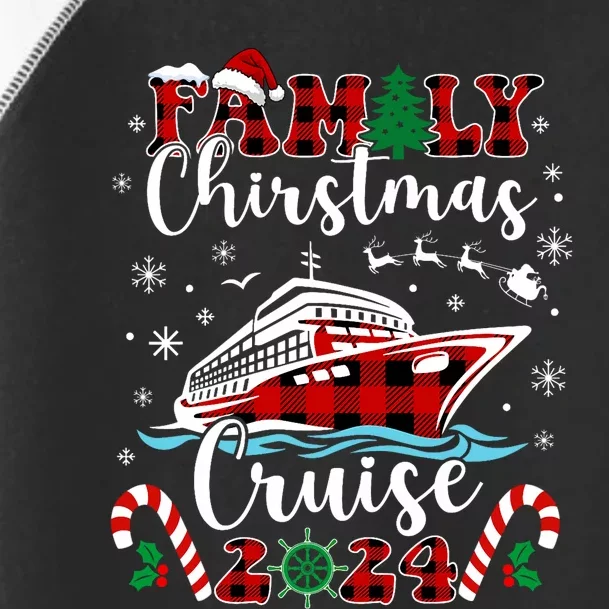 Family Christmas Cruise 2024 Matching Family Cruise Holiday Toddler Fine Jersey T-Shirt