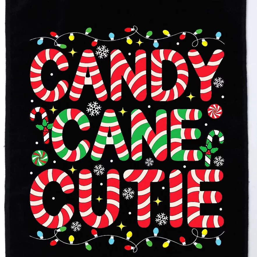 Funny Christmas Candy Cane Lover Crew Xmas Candy Cane Cutie Platinum Collection Golf Towel