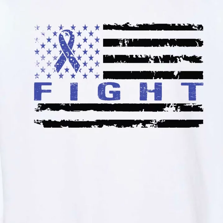 Fight Colon Cancer Awareness T Garment-Dyed Sweatshirt