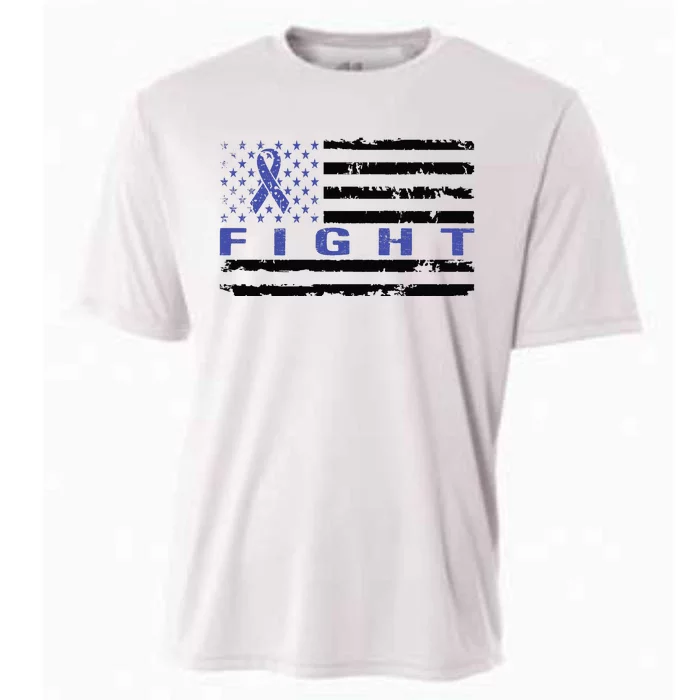 Fight Colon Cancer Awareness T Cooling Performance Crew T-Shirt