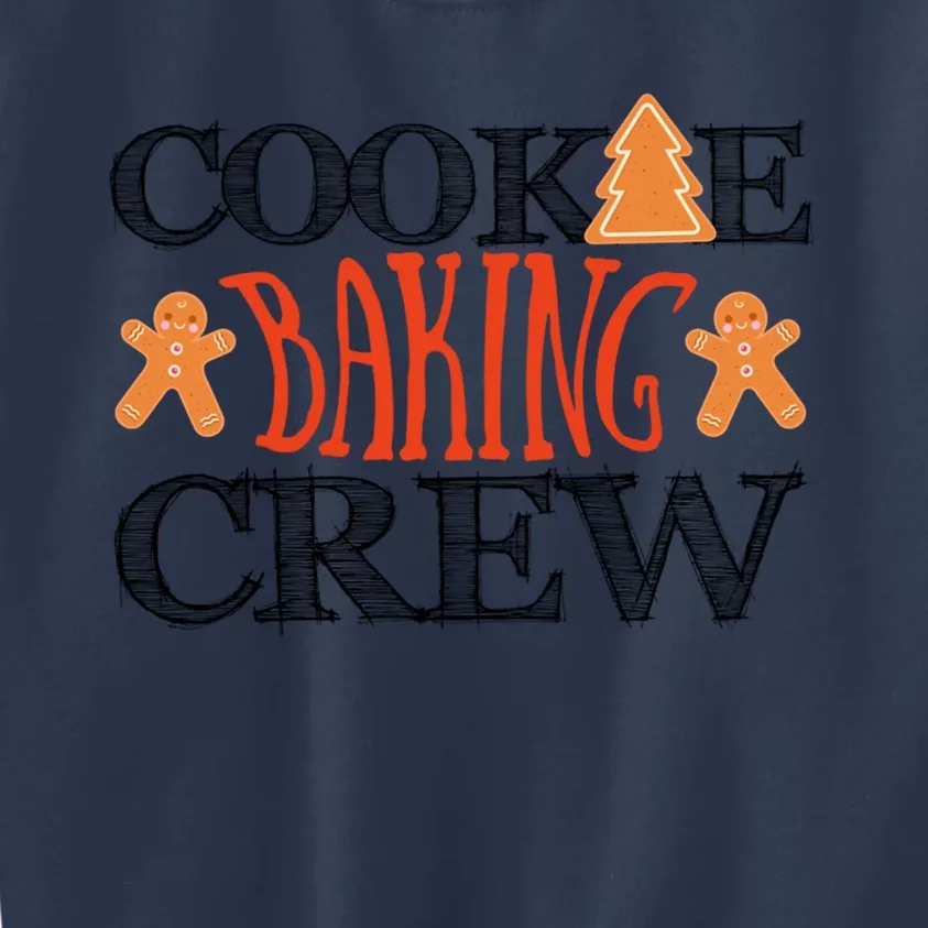 Funny Christmas Cookie Baking Crew Xmas Holiday Gift Kids Sweatshirt