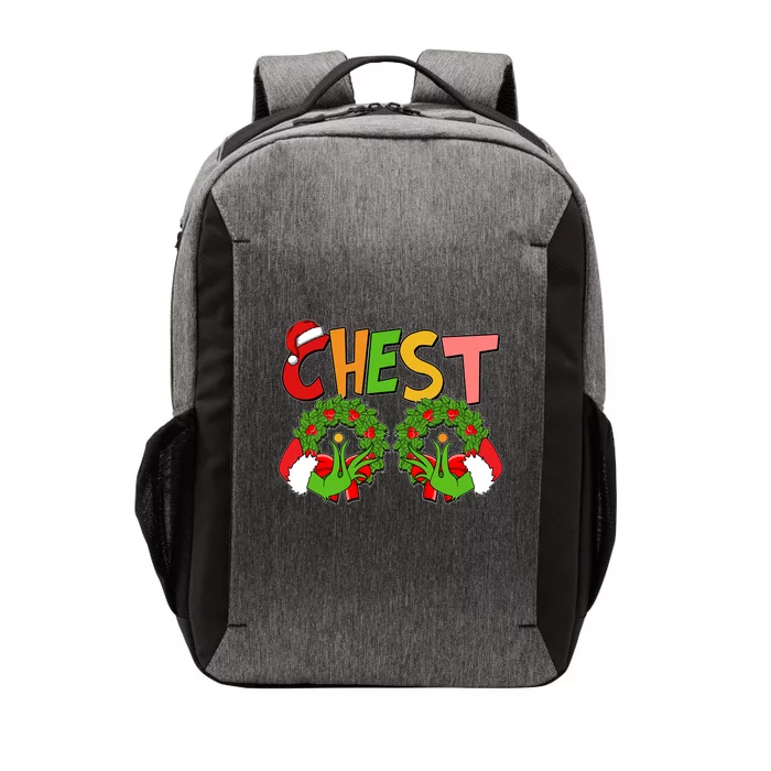 Funny Christmas Chest Matching Couple Vector Backpack