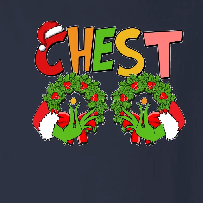 Funny Christmas Chest Matching Couple Toddler Long Sleeve Shirt