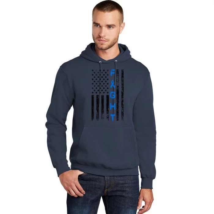 Fight Colon Cancer Awareness Tall Hoodie