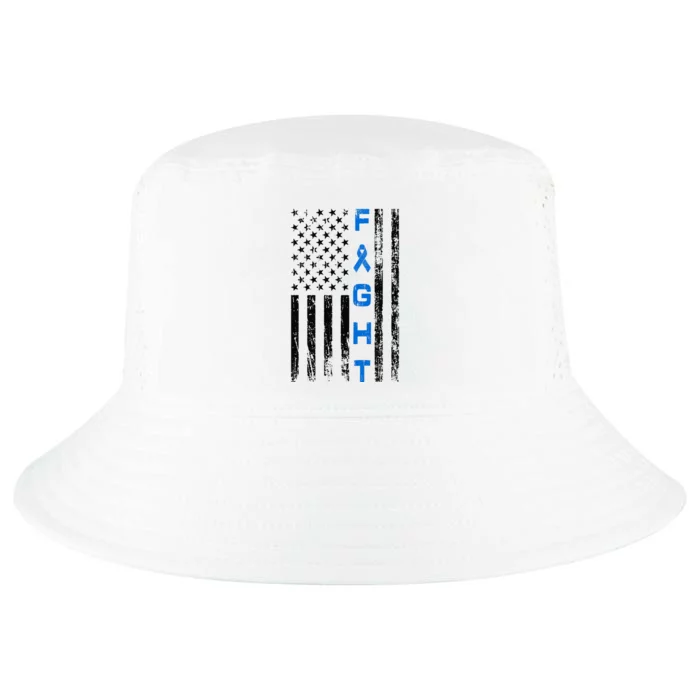 Fight Colon Cancer Awareness Cool Comfort Performance Bucket Hat