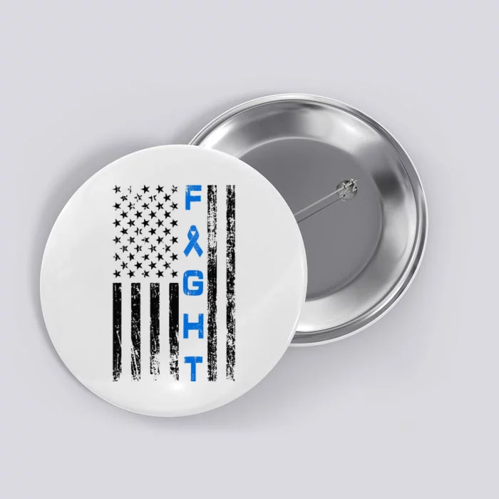 Fight Colon Cancer Awareness Button