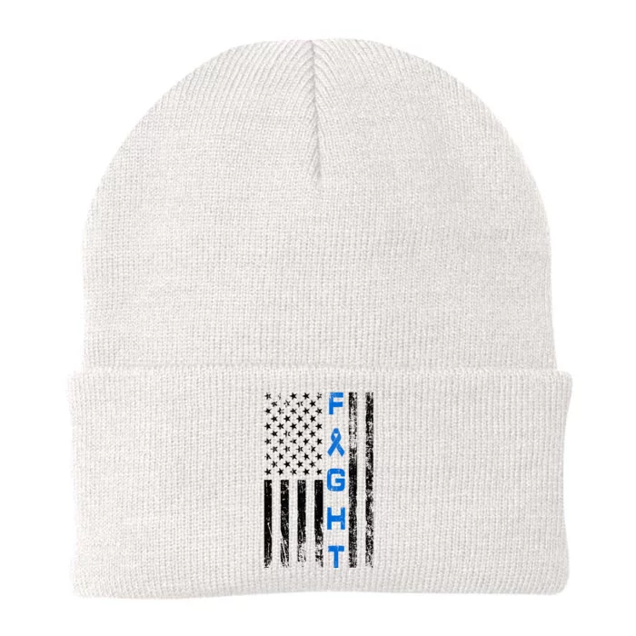 Fight Colon Cancer Awareness Knit Cap Winter Beanie