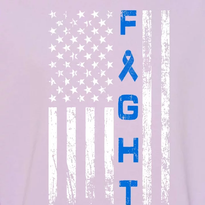 Fight Colon Cancer Awareness Garment-Dyed Sweatshirt