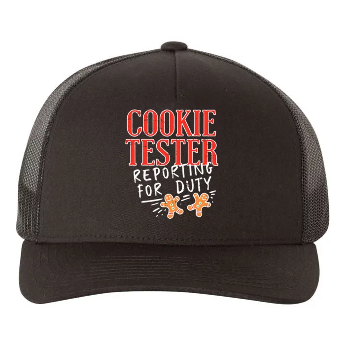 Funny Christmas Cookie Tester Gift Yupoong Adult 5-Panel Trucker Hat