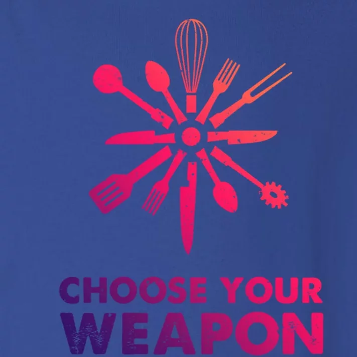 Funny Cooking Choose Your Weapon Kitchen Utensils Cool Gift Toddler Long Sleeve Shirt