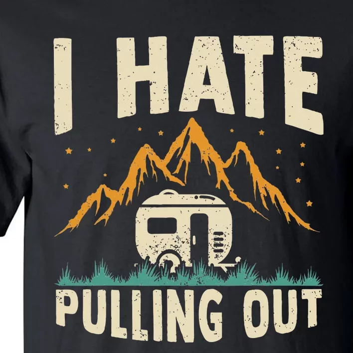 Funny Camping Camper Camp Tall T-Shirt