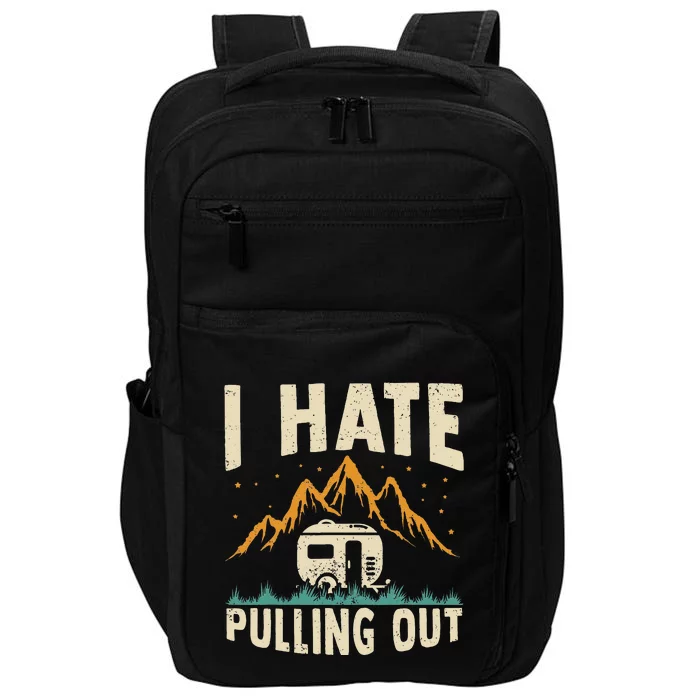 Funny Camping Camper Camp Impact Tech Backpack