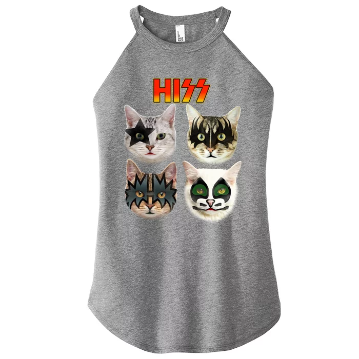 Funny Cat Cat Lover Cat Hiss Cat Owner Cat Humor Funny Gift Women’s Perfect Tri Rocker Tank