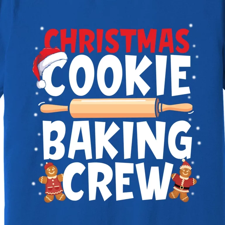 Funny Christmas Cookie Baking Crew Matching Pajamas Family Gift Premium T-Shirt