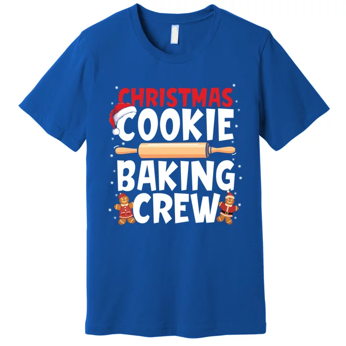 Funny Christmas Cookie Baking Crew Matching Pajamas Family Gift Premium T-Shirt