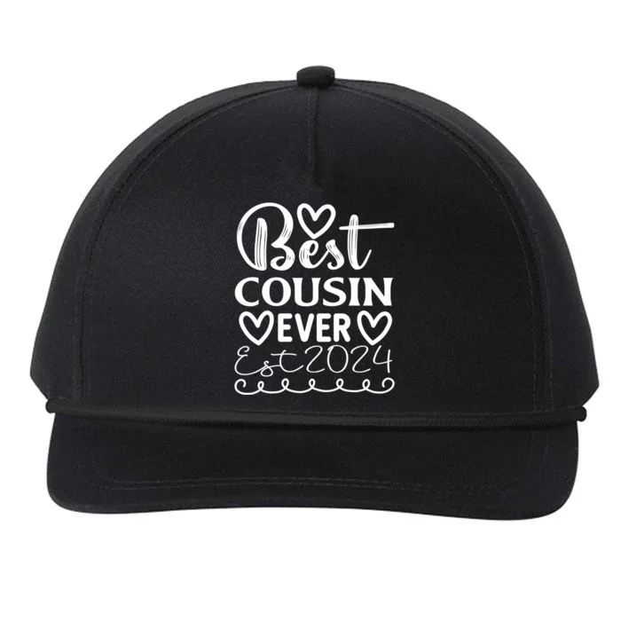 Funny Cousin Crew Matching Fam Best Cousin Since 2024 Family Gift Snapback Five-Panel Rope Hat