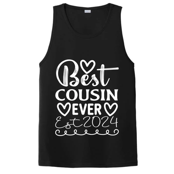 Funny Cousin Crew Matching Fam Best Cousin Since 2024 Family Gift Performance Tank