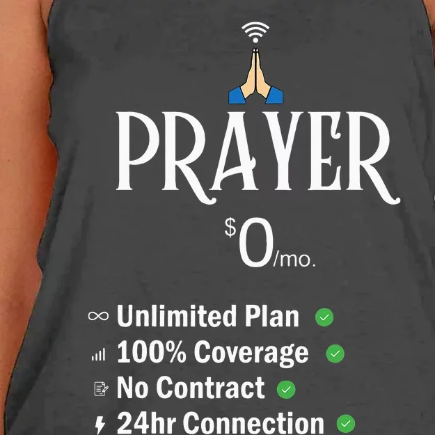 Funny Christian Catholic Prayer About Jesus Women's Knotted Racerback Tank