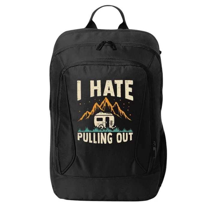 Funny Camping Camper Camp City Backpack