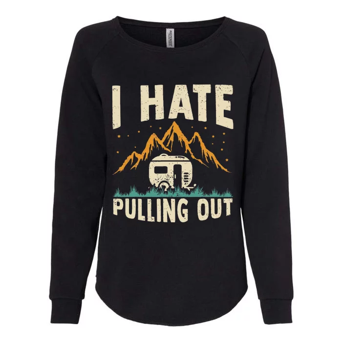 Funny Camping Camper Camp Womens California Wash Sweatshirt