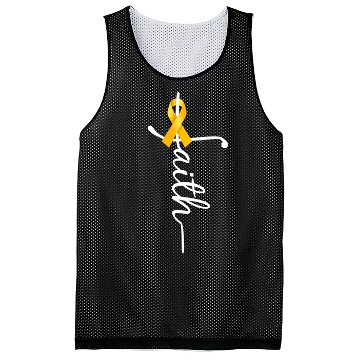 Fath Childhood Cancer Awareness Mesh Reversible Basketball Jersey Tank