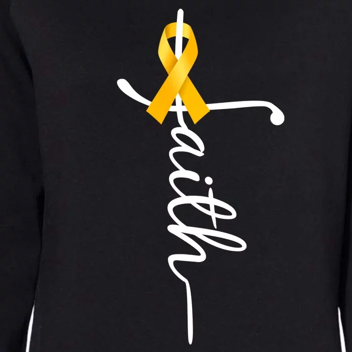 Fath Childhood Cancer Awareness Womens California Wash Sweatshirt