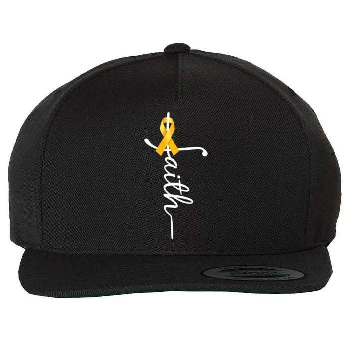 Fath Childhood Cancer Awareness Wool Snapback Cap