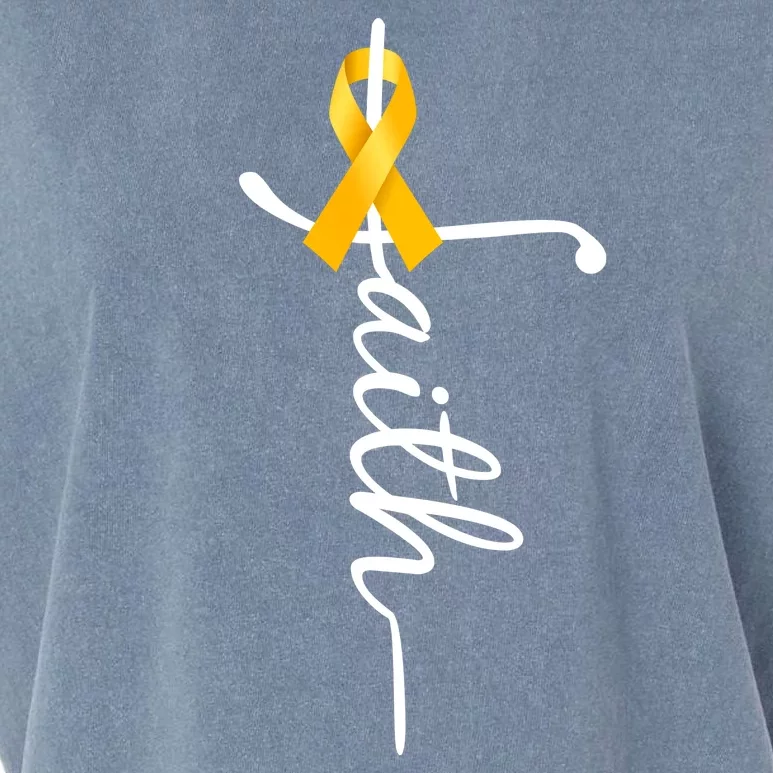 Fath Childhood Cancer Awareness Garment-Dyed Women's Muscle Tee