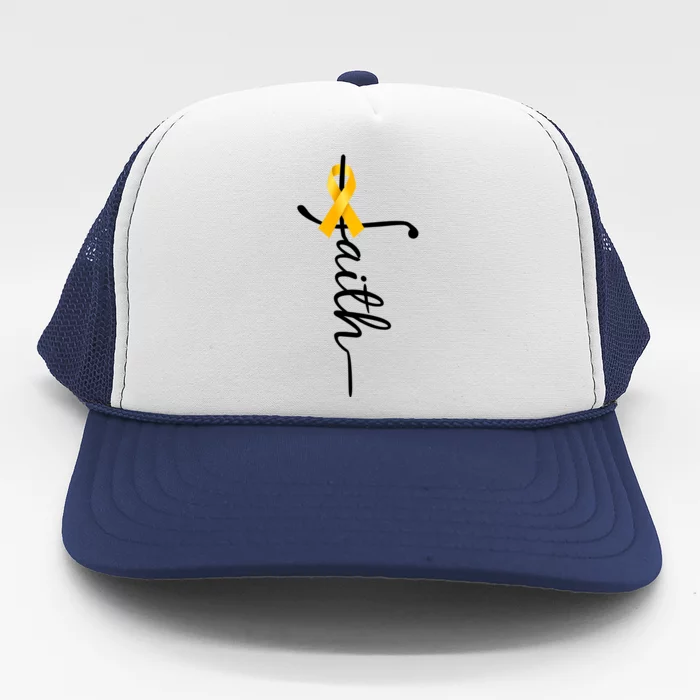 Fath Childhood Cancer Awareness Trucker Hat