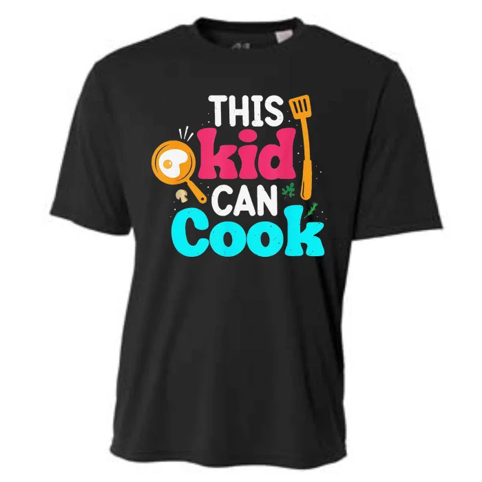 Funny Chef Can Cook Cooking Lovers Future Chef Cooling Performance Crew T-Shirt