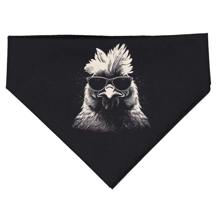 Funny Chicken Cool Graffiti Urban Art Street USA-Made Doggie Bandana