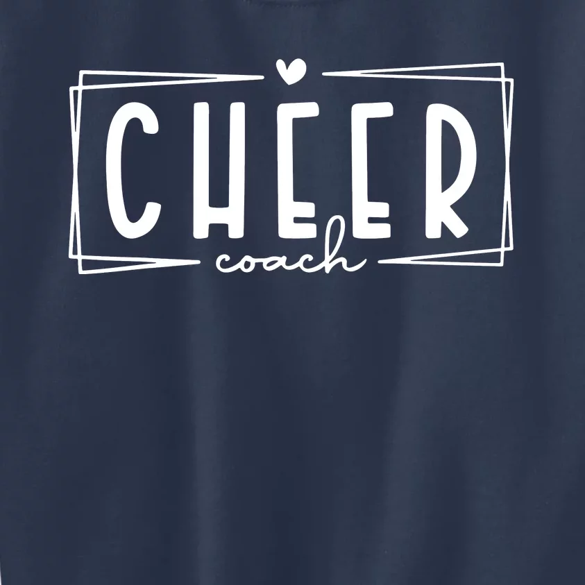 Funny Cheer Coach Cute Cheer Leader Happy Game Day Classic Kids Sweatshirt