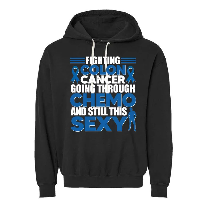 Fighting Colon Cancer Going Through Chemo And Still This Sexy Garment-Dyed Fleece Hoodie