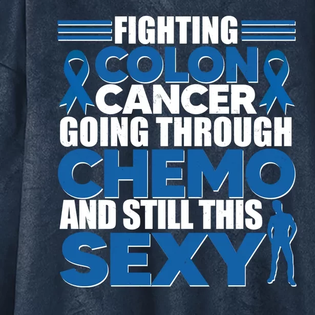 Fighting Colon Cancer Going Through Chemo And Still This Sexy Hooded Wearable Blanket