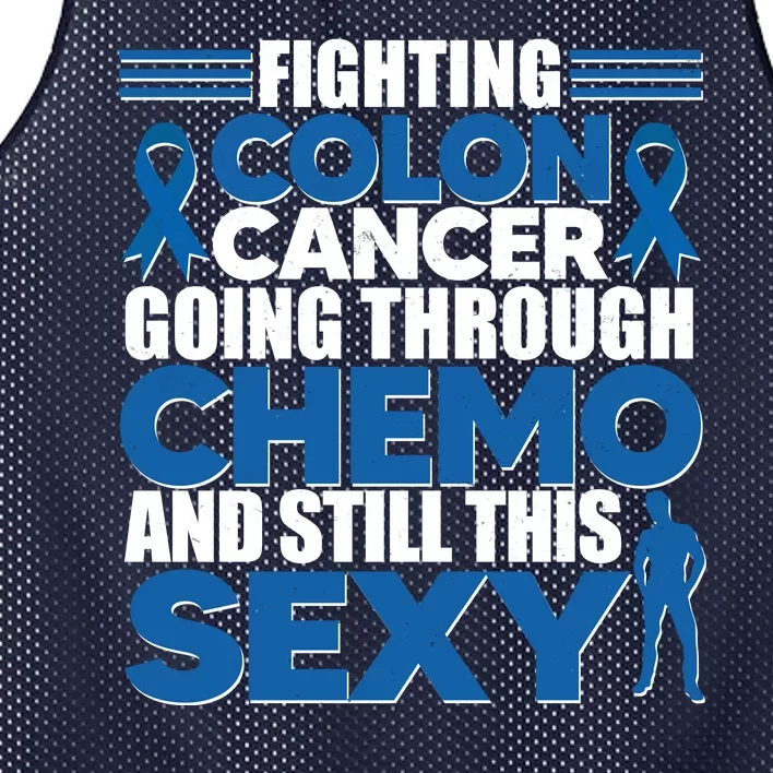 Fighting Colon Cancer Going Through Chemo And Still This Sexy Mesh Reversible Basketball Jersey Tank