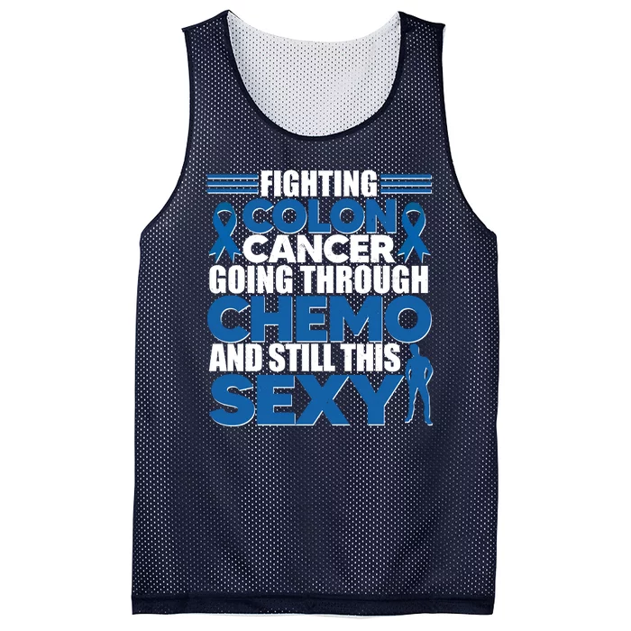 Fighting Colon Cancer Going Through Chemo And Still This Sexy Mesh Reversible Basketball Jersey Tank