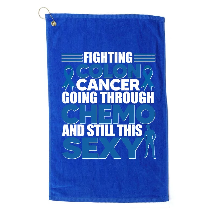 Fighting Colon Cancer Going Through Chemo And Still This Sexy Platinum Collection Golf Towel