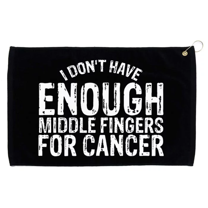 Funny Chemo Chemotherapy Battle Cancer Grommeted Golf Towel