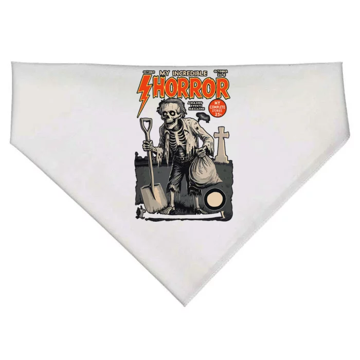 Funny Comic Cover Halloween Fancy Dress USA-Made Doggie Bandana